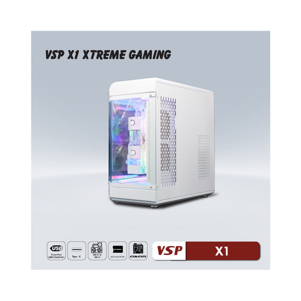 Case VSP X1 Extreme Gaming White