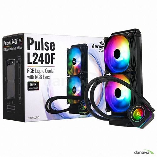 TẢN NHIỆT NƯỚC AIO AEROCOOL Pulse L240F / Liquid cooling-240mmPWM-ARGB Fan