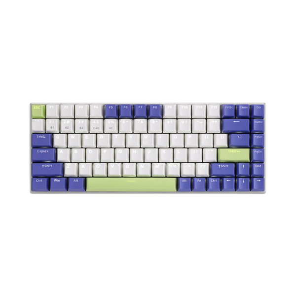 Bàn Phím Cơ Rapoo V700-A8 Multimode White Purple (Bluetooth 5.0/ 2.4Ghz/ USB-C)