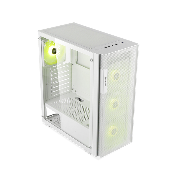 Case SEGOTEP AXE 5 WHITE (ATX/Mid Tower/Màu Trắng/4 Fan ARGB)