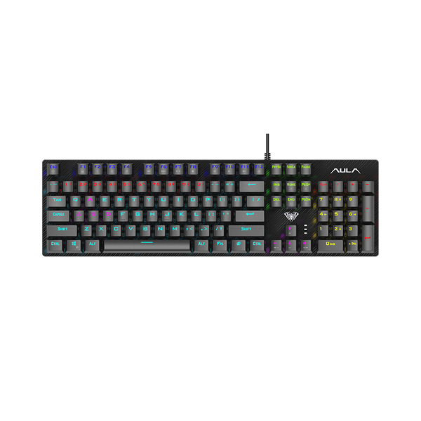 Bàn Phím Cơ AULA Gaming S2022 Black Red Sw (USB, LED Rainbow)