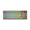 Bàn Phím Cơ AULA F98 PRO LED RGB 3 Modes,Màn Hình Phụ, Núm Xoay, Hotswap , Keycap Trong Suốt Black