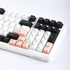 BÀN PHÍM CƠ AULA F99 ĐEN TRẮNG HỒNG (3 MODE TYPEC + 2.4G + BLUETOOTH, GREY WOOD V3 SWITCH, LED RGB)