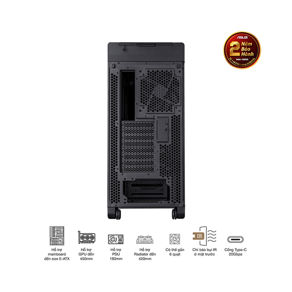 CASE ASUS PA602 PROART (EATX/FULL TOWER/ MÀU ĐEN)