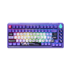 BÀN PHÍM CƠ MACHENIKE K600T-B82 TRI-MODE WHITE VIOLET GR PURPLE SWITCH LED RGB (SHIRASAIKO) (CÓ DÂY/2.4G WIRELESS/BLUETOOTH 5.0)
