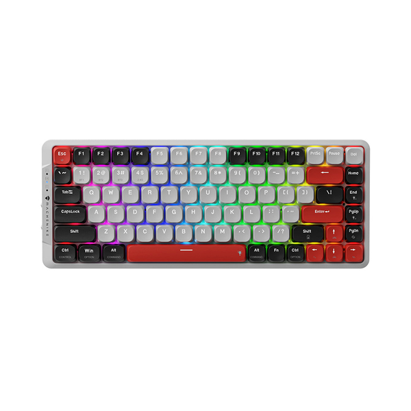 Bàn Phím Cơ Machenike Air50-B84W Tri-Mode RGB Red Sw Red