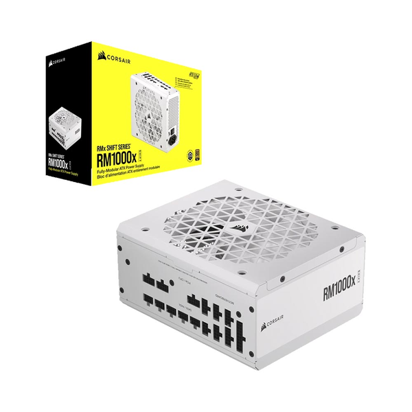 Nguồn Corsair 1000w RM1000x Shift White ATX 3.0& PCIe 5.0 80 Plus Gold - Full Modul