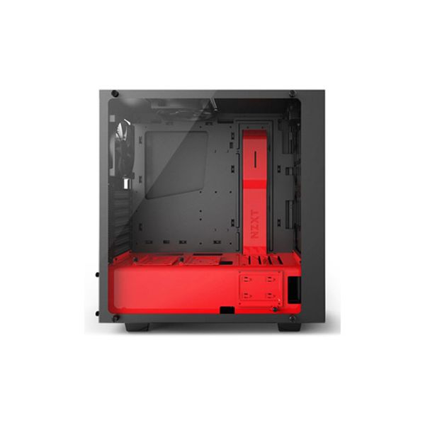 CASE NZXT S340 ELITE MATTE MID TOWER BLACK/RED NEW