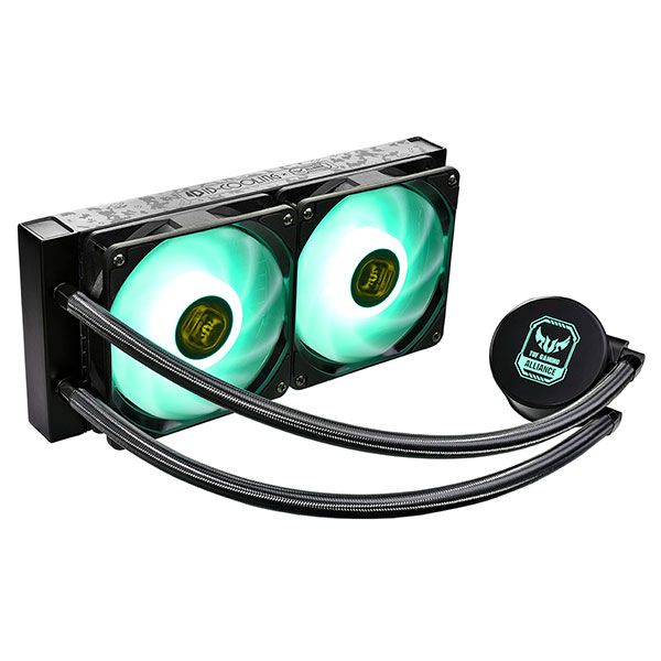 TẢN NHIỆT NƯỚC ID-COOLING AURAFLOW X 240 TGA ( ASUS TUF Certified, RGB SYNC, Pump 2100RPM, 240mm Radiator, PWM Fans*2, Intel&AMD )