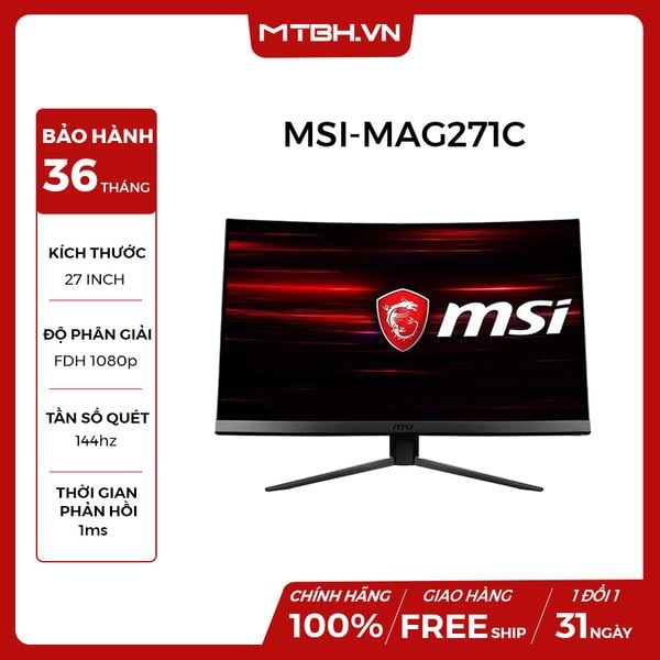 LCD MSI 27 INCH CONG OPTIX MAG271C - 144HZ