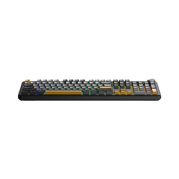 BÀN PHÍM CƠ AULA F108 PRO GAMING 3 MODE ( Đen + xám + vàng/ Reaper switch)