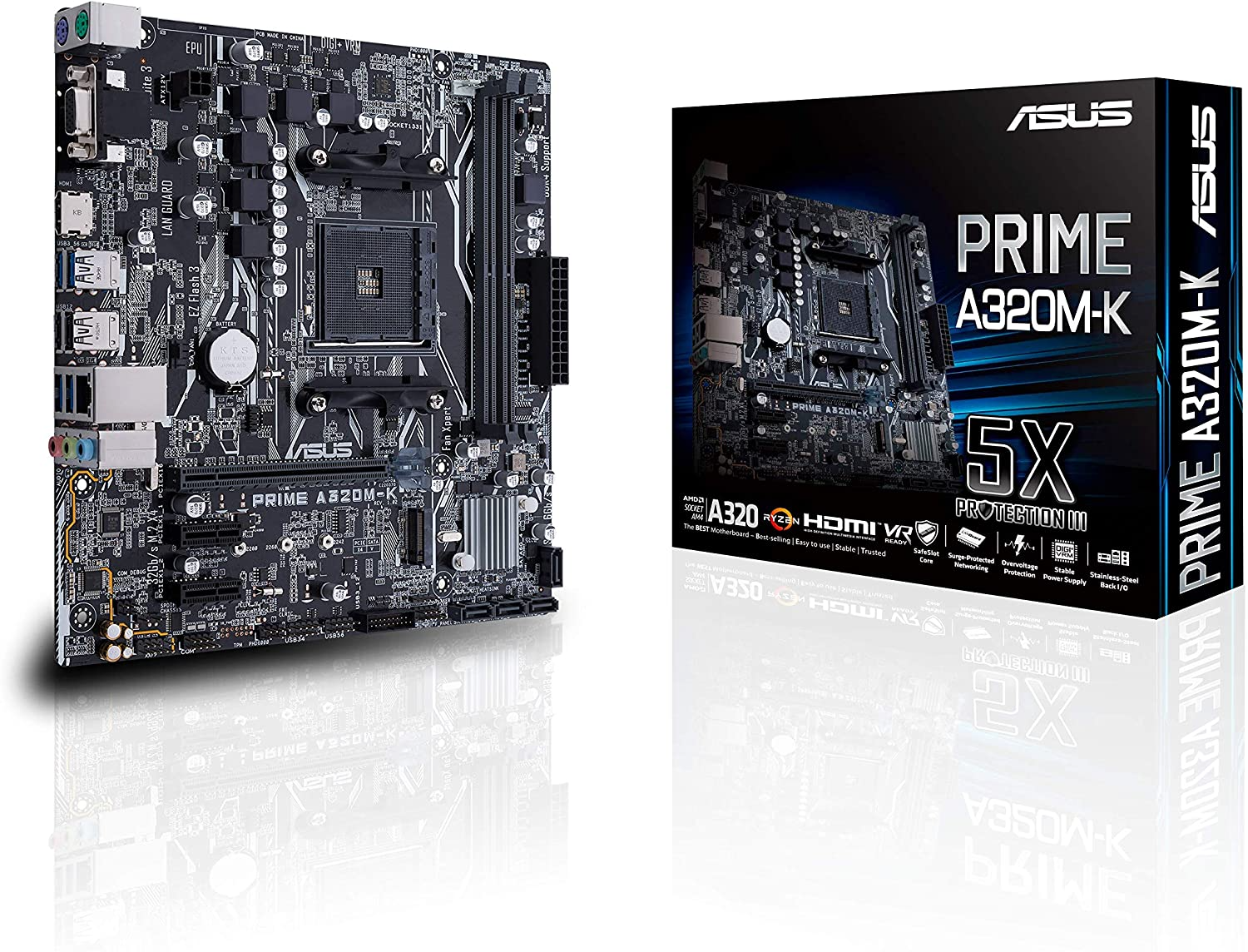 باندل مادربرد ASUS PRIME A320M-K + Ryzen 3 3200G قیمت و خرید