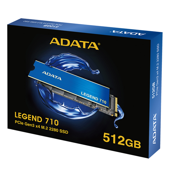 SSD ADATA 512GB LEGEND 710 M.2 PCIe Gen3x4 (Đọc 2,400MB/s)