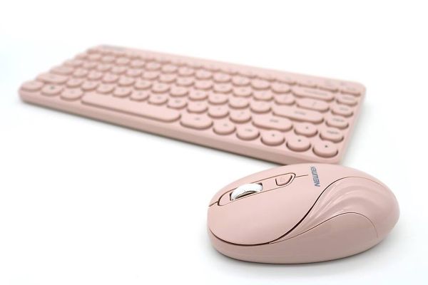 COMBO PHÍM CHUỘT KHÔNG DÂY NEWMEN K928 HỒNG