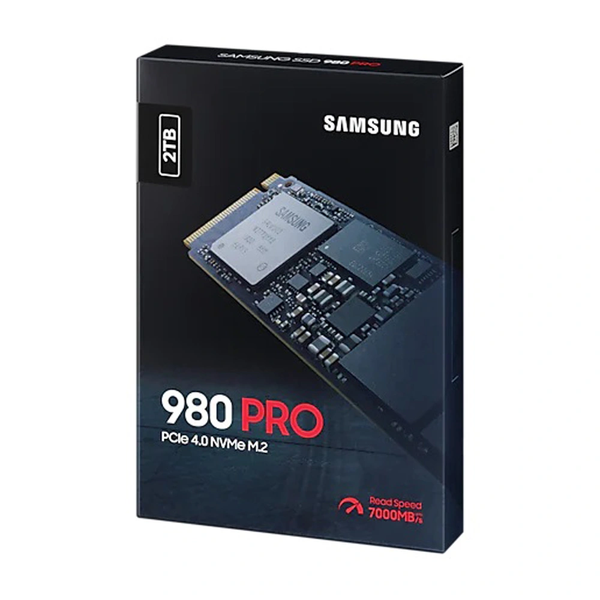 SSD Samsung 2TB 980 PRO PCIe NVMe 4.0x4 (Đọc 7000MB/s - Ghi 5100MB/s)