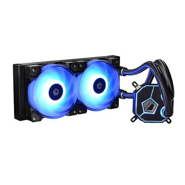 TẢN NHIỆT NƯỚC ID-COOLING DASHFLOW 240 ( Led RGB, Premium Design Water Cooler, Super Performance, 240mm Radiator, 2*DF Fan, Intel&AMD )