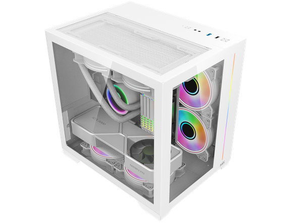 CASE MIK LV12 MINI ELITE GAMING WHITE