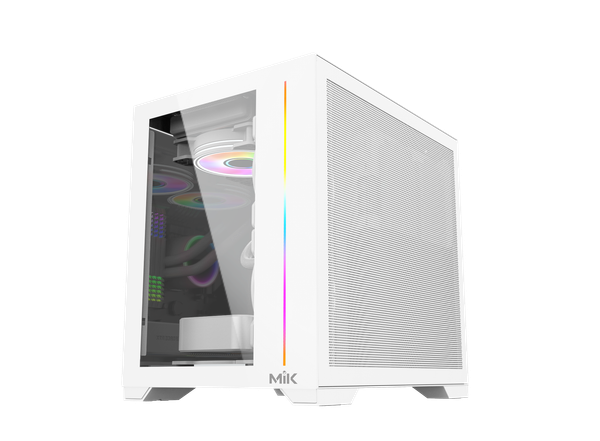 CASE MIK LV12 MINI ELITE GAMING WHITE