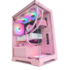 Case Centaur Lumix PINK Khung Ghép Vô Cực M-ATX, 3 Fan RGB