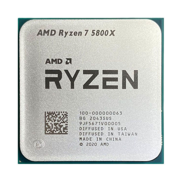 CPU AMD RYZEN 7 5800X TRAY BH 36 TH