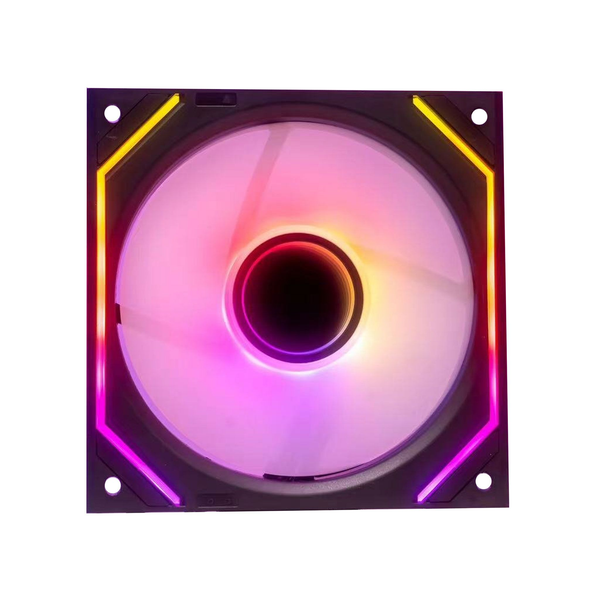 Bộ 3 Fan Case Led Argb Leopard - Đen - Ghép Nối Không Dây (Gió Thuận)