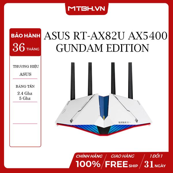 BỘ PHÁT WIFI ASUS RT-AX82U GUNDAM EDITION AX5400