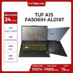 LAPTOP ASUS GAMING TUF A15 FA506IH-AL018T R5-4600H | GTX 1650 4GB | 512GB SSD | 8GB RAM |15.6'' FHD IPS 144Hz | Win10 | VX