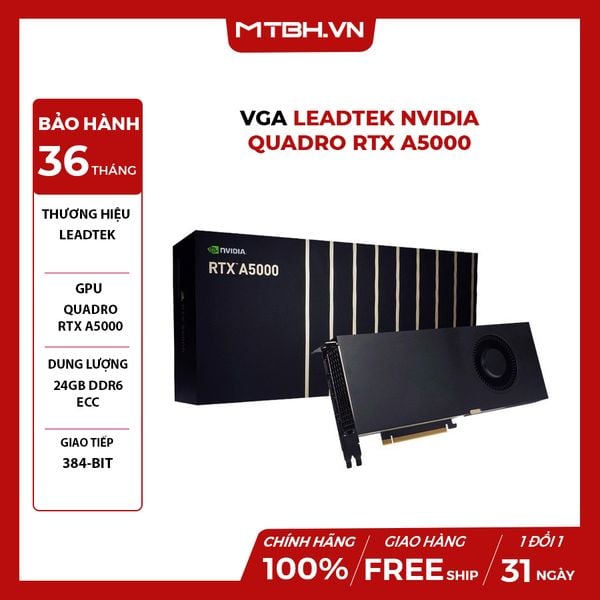 VGA Leadtek NVIDIA Quadro RTX A5000