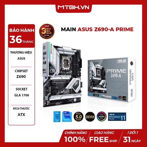 MAIN ASUS Z690-A PRIME (INTEL Z690, SOCKET 1700, ATX, 4 KHE RAM DDR5)