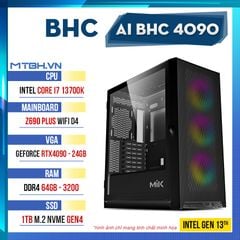 PC AI BHC 4090 Gen 13th ( i7 13700K | RTX 4090 | 64GB  | 1TB | Z690)