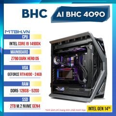 PC AI BHC 4090 Gen 14th ( i9 14900K | RTX 4090 | 128GB | 4TB | Z790)