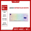 BÁN PHÍM CƠ AKKO 5075B Plus White (Multi-modes / RGB / Gasket mount)