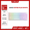 BÁN PHÍM CƠ AKKO 5075B Plus White (Multi-modes / RGB / Gasket mount)