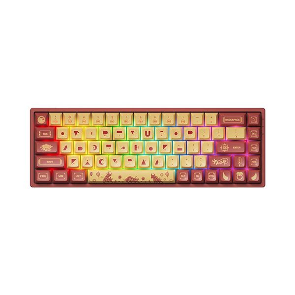 Bàn Phím Cơ Akko 3068 V2 Year Of Ox Ocean Blue PBT RGB Wireless Akko Switch