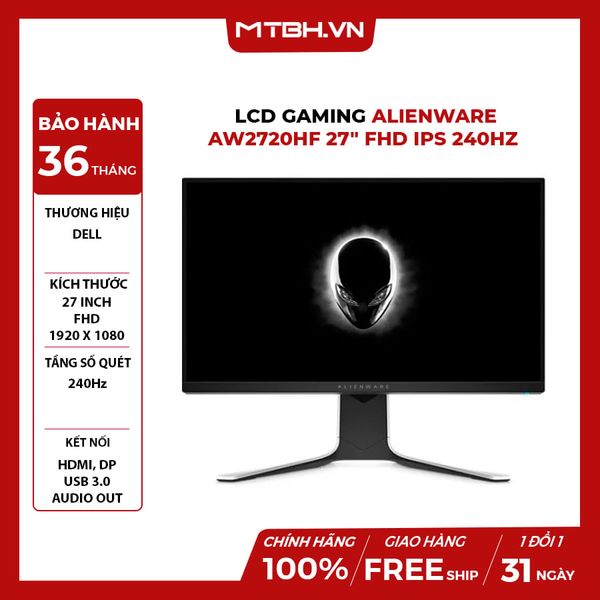 MÀN HÌNH LCD GAMING ALIENWARE AW2720HF 27