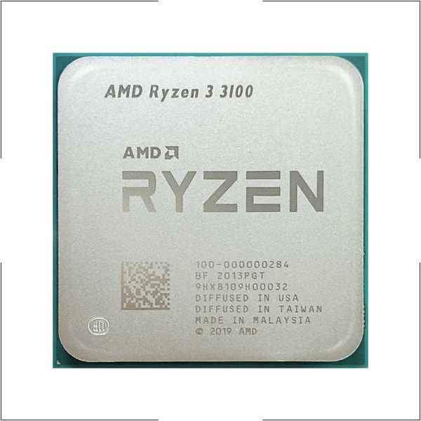 CPU AMD RYZEN 3 3100 (3.6GHz Boost 3.9GHz | 4 Cores / 8 Threads | 16MB Cache | PCIe 4.0) SOCKET AM4 Tray