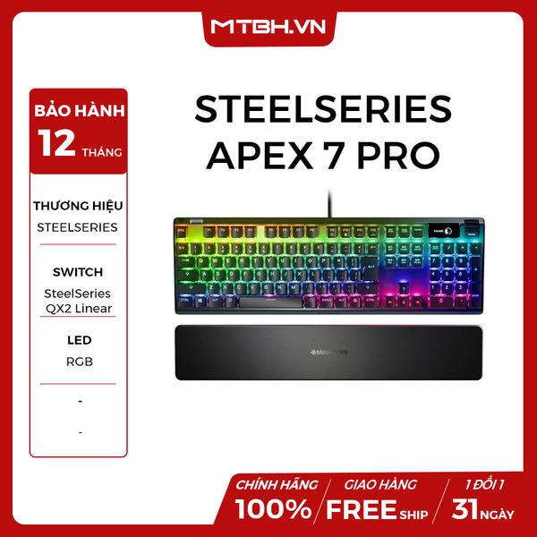 BÀN PHÍM CƠ STEELSERIES APEX 7 RED SWITCH