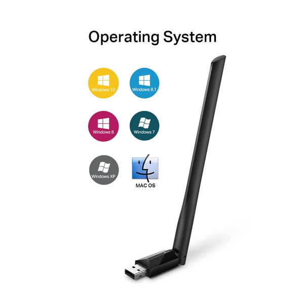 USB THU WIFI TP-LINK ARCHER T2U PLUS - Băng Tần Kép
