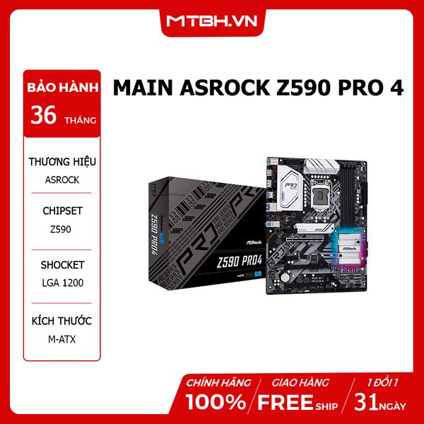 MAIN ASROCK Z590 PRO 4