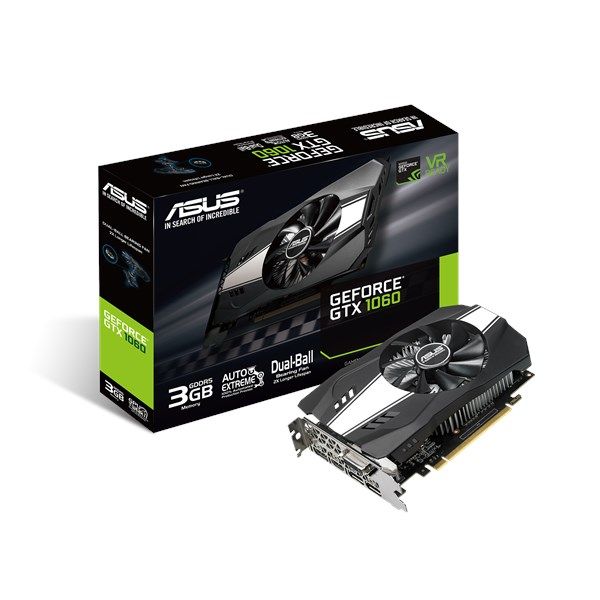 VGA ASUS GTX 1060 DUAL-BALL 3GB (1 FAN) NEW