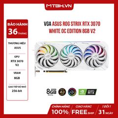 VGA ASUS ROG Strix RTX 3070 White OC Edition 8GB V2