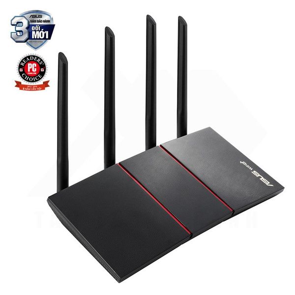 BỘ PHÁT WIFI ASUS RT-AX55 CHUẨN AX1800 (WIFI 6) - BLACK EDITION