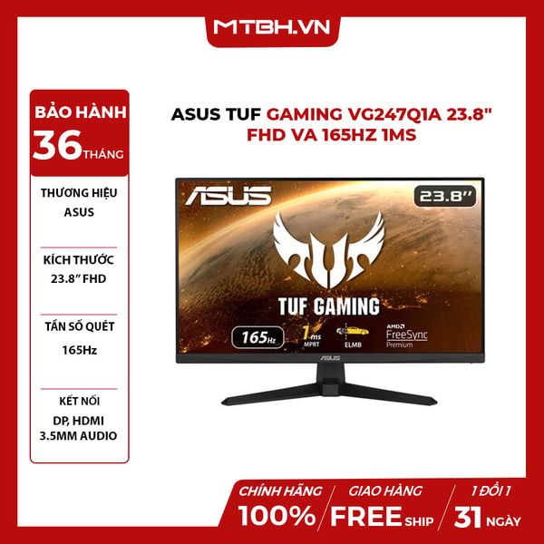 MÀN HÌNH ASUS TUF GAMING VG247Q1A 23.8