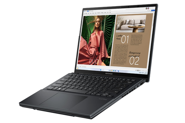 LAPTOP ASUS ZENBOOK DUO OLED UX8406MA-PZ307W Intel Core Ultra 7 155H | 16GB RAM | 512GB SSD | Intel Arc Graphics | 2x 14' 3K OLED 100% DCI-P3 Touch | Win 11