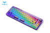 BÀN PHÍM CƠ AULA F68 3 MODE TÍM (TYPEC + 2.4G + BLUETOOTH, ICE CRYSTAL SWITCH, LED RGB)