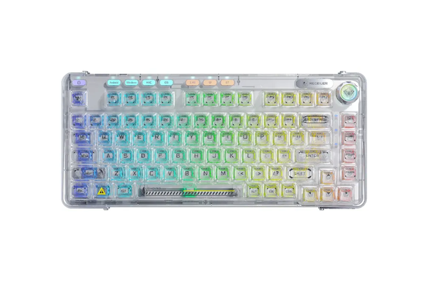 BÀN PHÍM CƠ AULA F81 3 MODE ( White, Crystal switch)