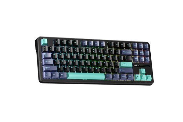 BÀN PHÍM CƠ AULA F87 PRO GAMING 3 MODE ( Xanh đậm+đen+xanh cổ vịt/ Greywood V4 switch)