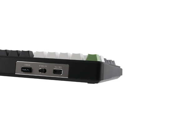 BÀN PHÍM CƠ AULA F99 3 MODE (ĐEN TRẮNG XANH LÁ, Whale Sea Switch)