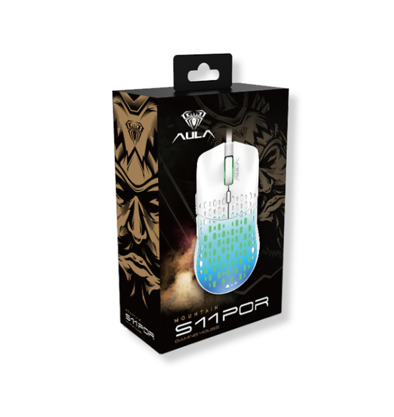 Chuột gaming có dây Aula S11 Pro - Xanh dương | LED