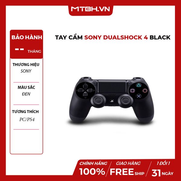 Tay cầm Sony DualShock 4 Black